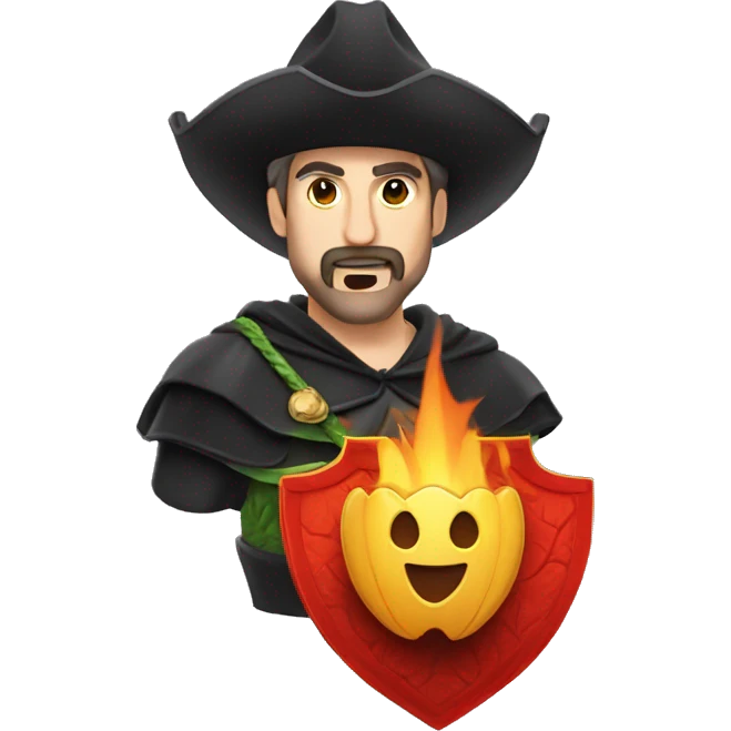 Drac de Sant Jordi fent esport emoji