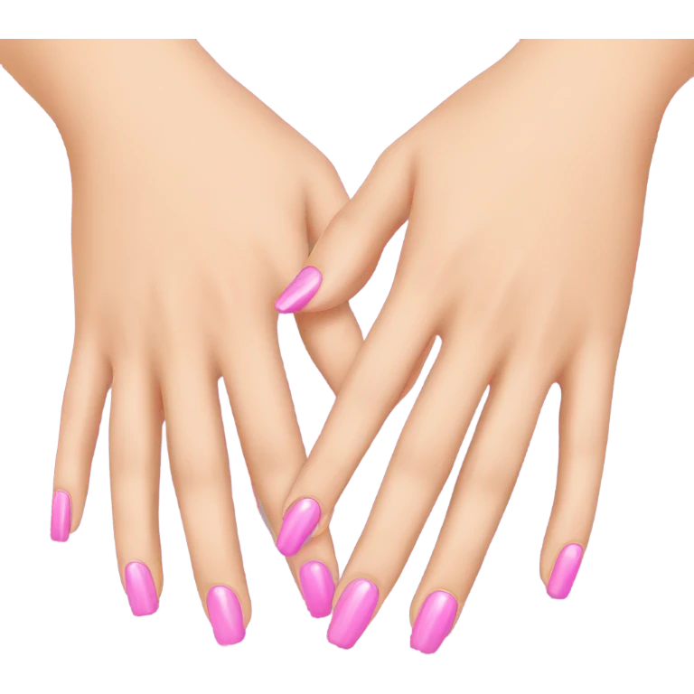 Pink nails emoji