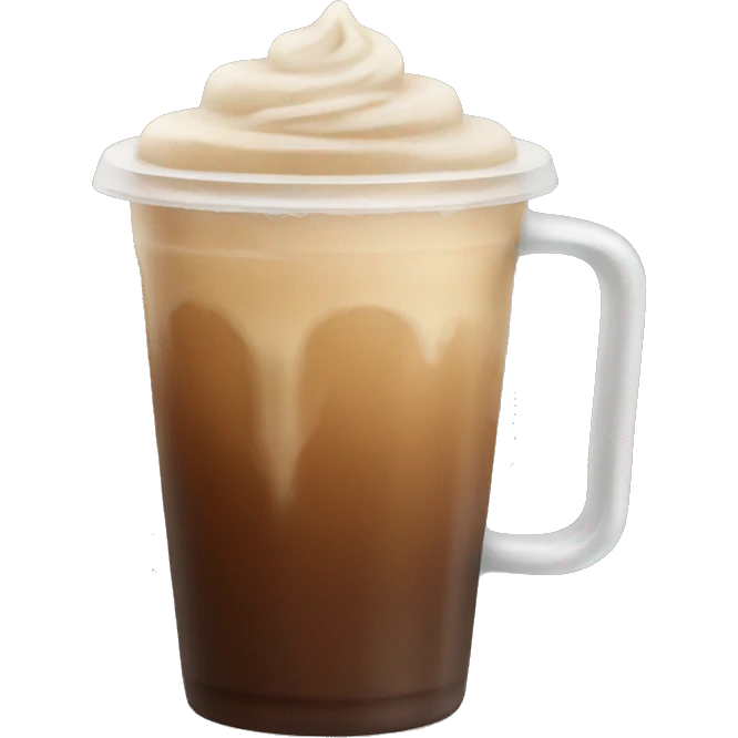 Iced coffee emoji
