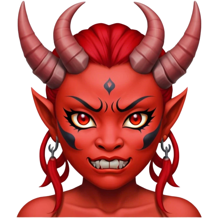 Oni woman  emoji