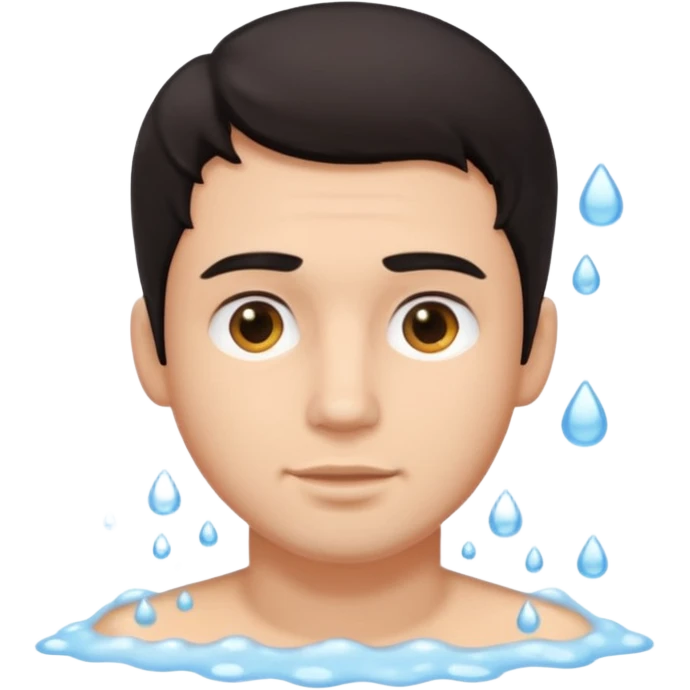 hair wash men  emoji