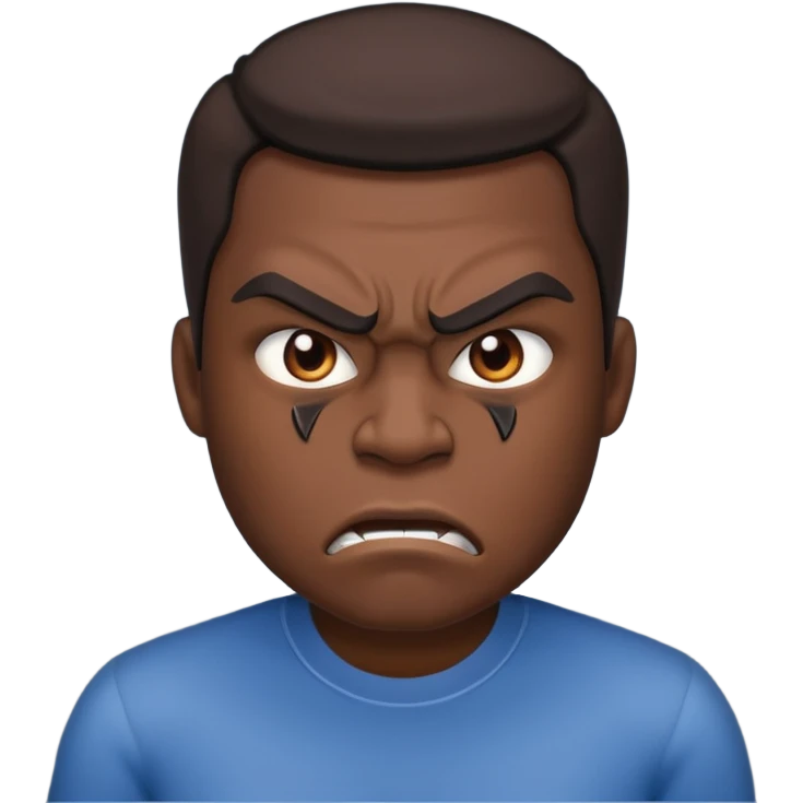 Angry arrogant is tired of idiots powerful being or engity emoji