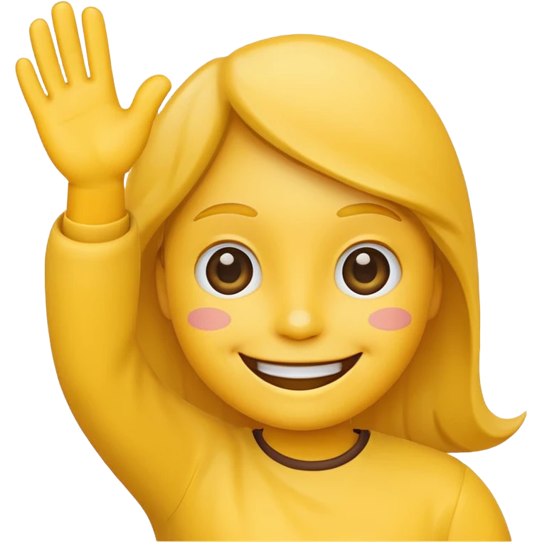 hello hand waving emoji emoji