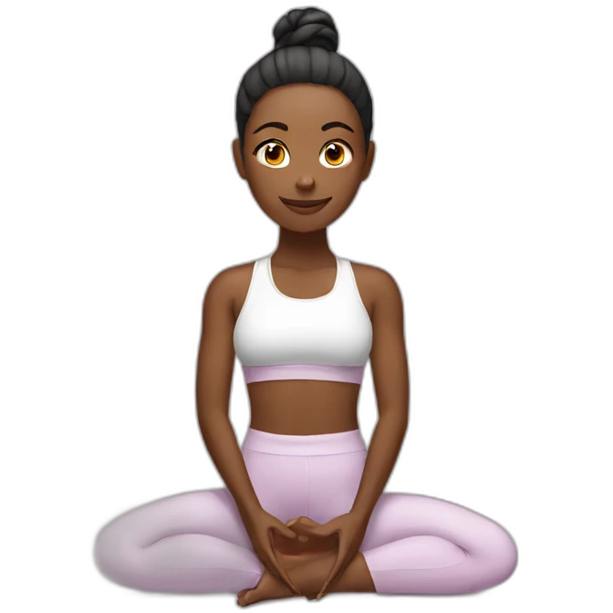 Hot Yoga girl emoji