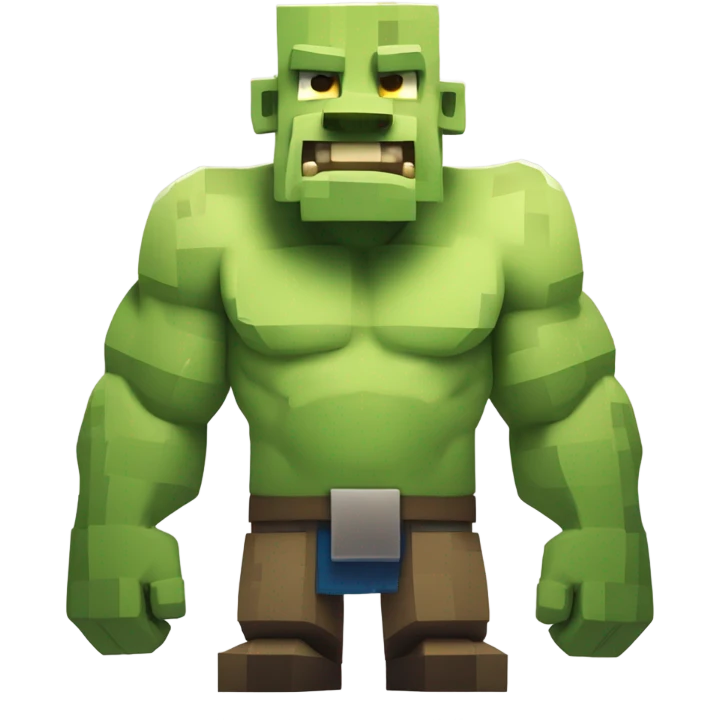 Minecraft Ogre emoji