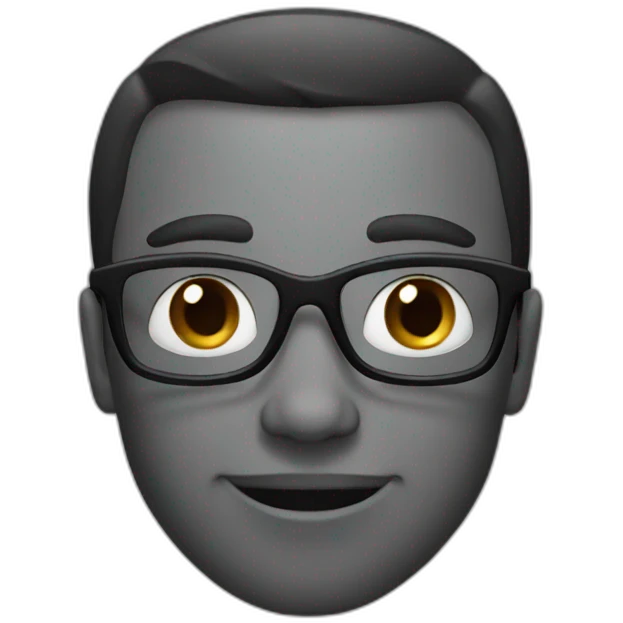 black apple emoji