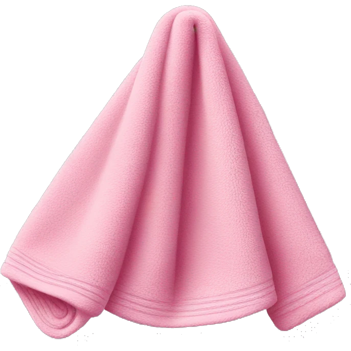 pink folded towel emoji