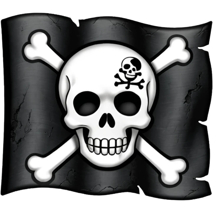 jolly roger flag emoji from one piece emoji