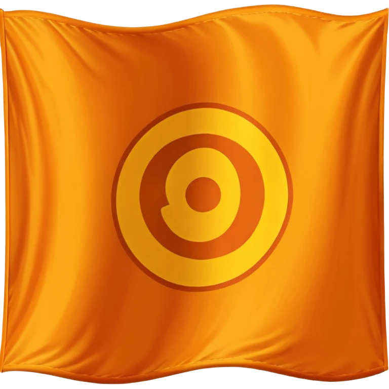 Make emoji use orange flag and 🪯 thise emoji,emoji fit in flage  emoji