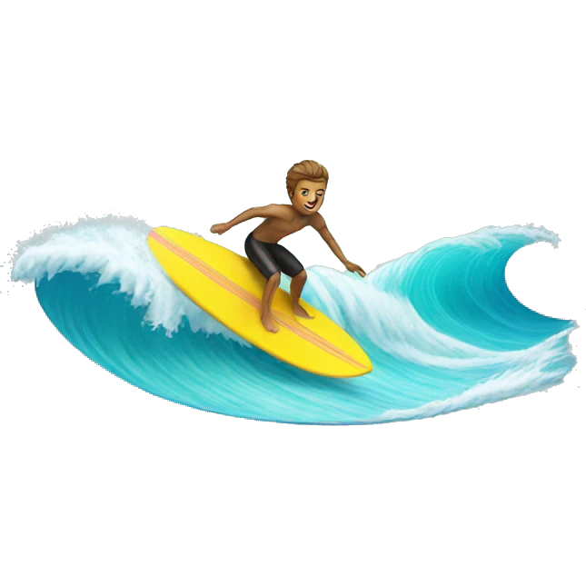surfing emoji