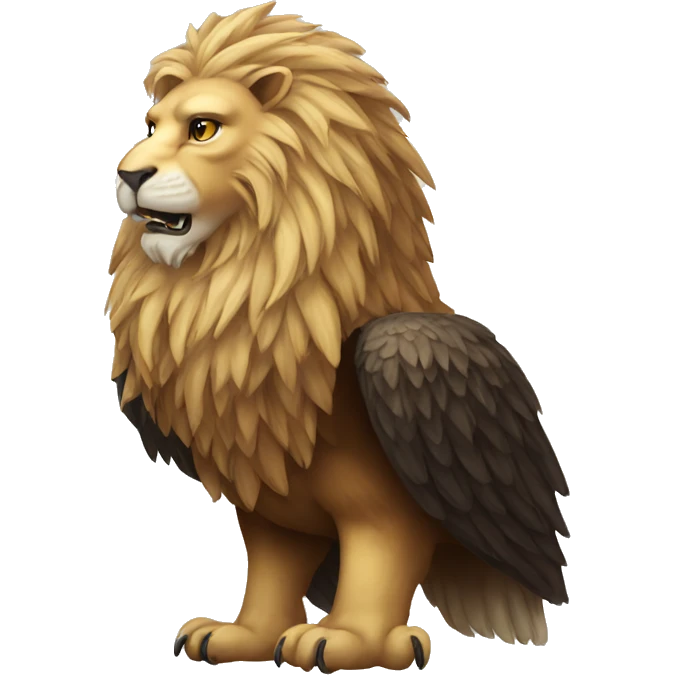 lion eagle mythical creature emoji