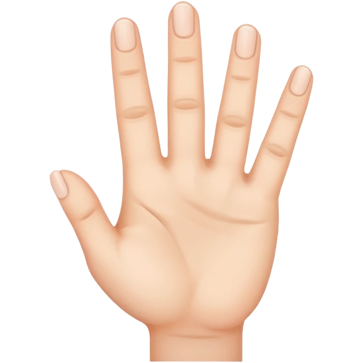 3 finger emoji