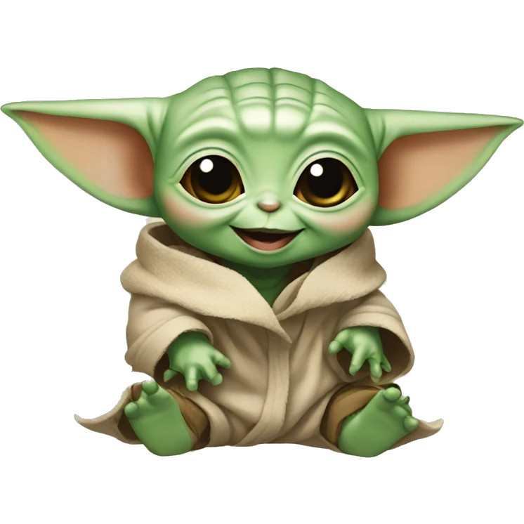  Happy Baby yoda  emoji