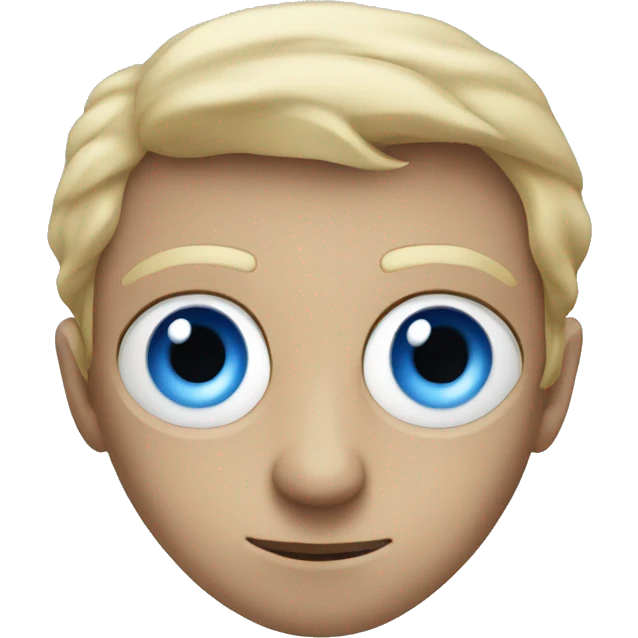 Eyes, of men, blue, magnificent emoji