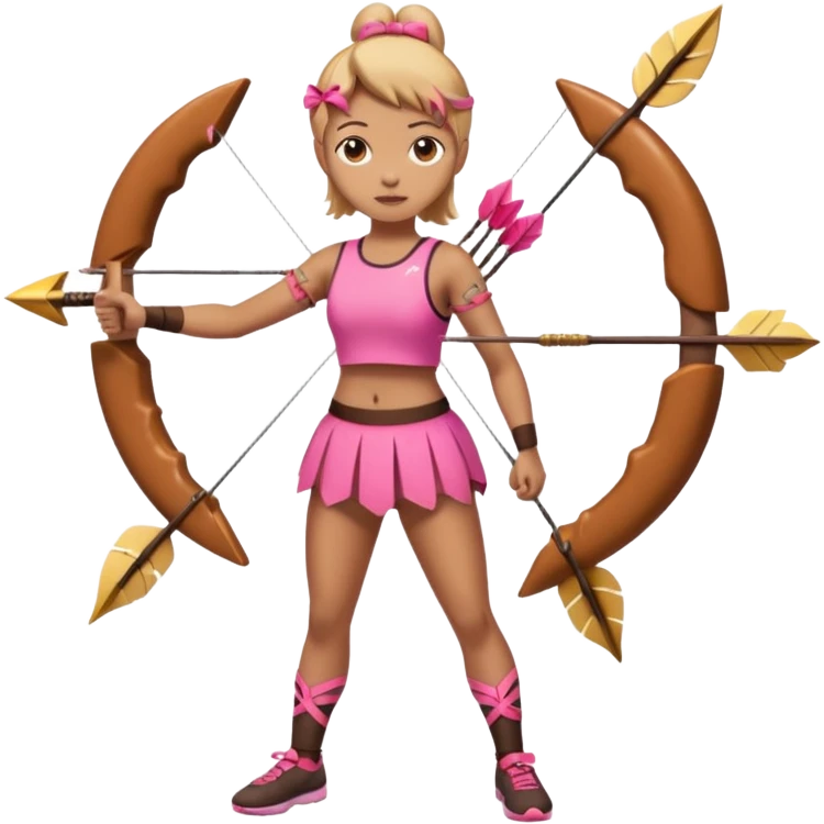 Donut Archer full body the bow is donut  emoji