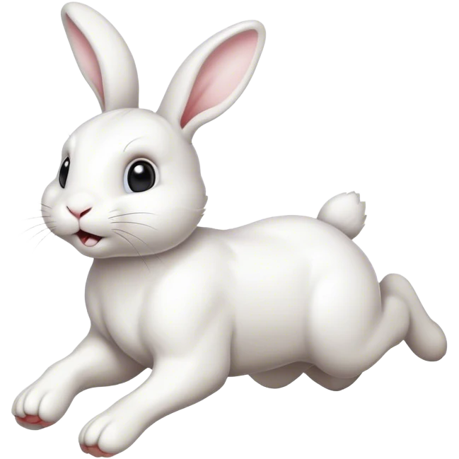 Bunny running emoji