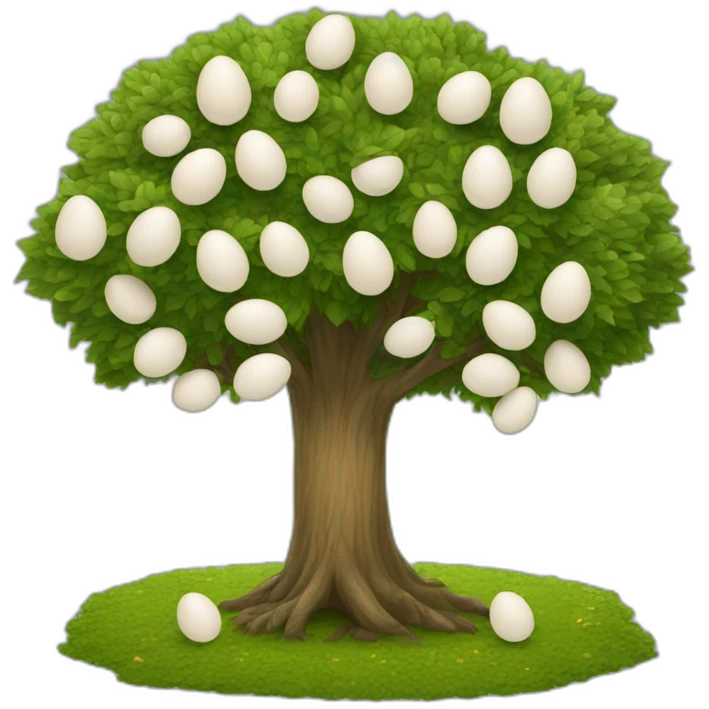 tree of eggs emoji