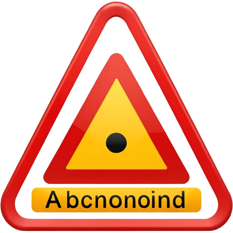 attention stop danger!! emoji
