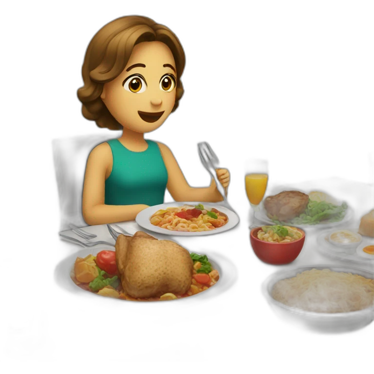 dinner emoji