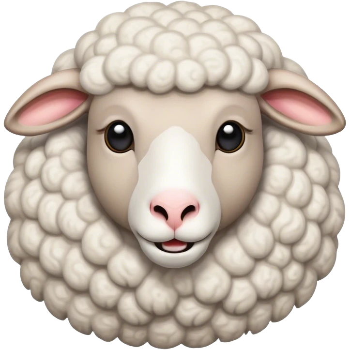 Crazy sheep emoji