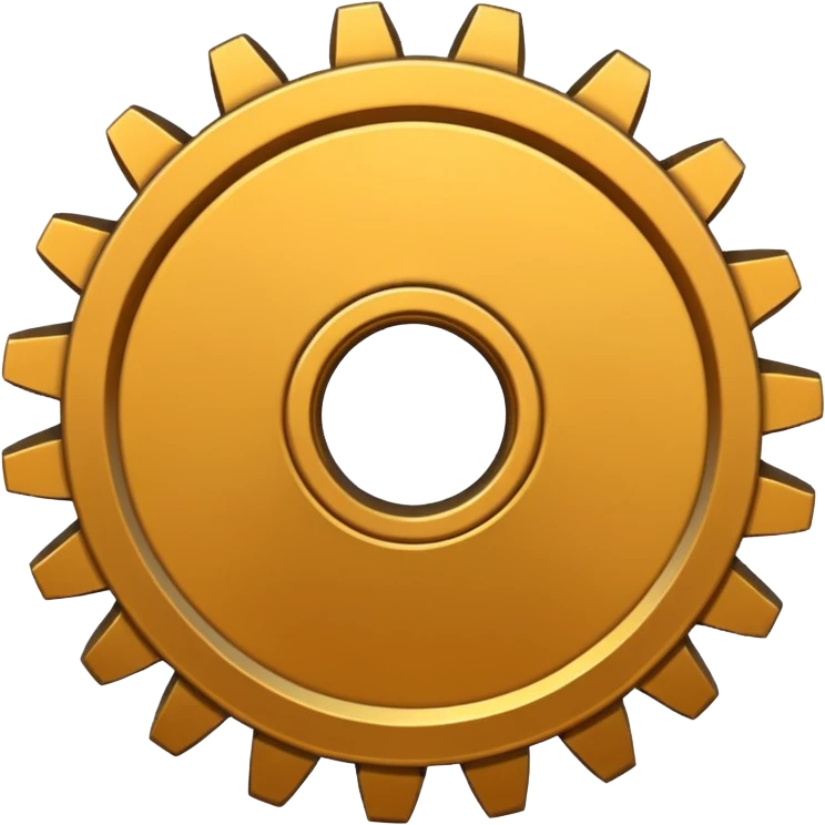 cogwheel emoji