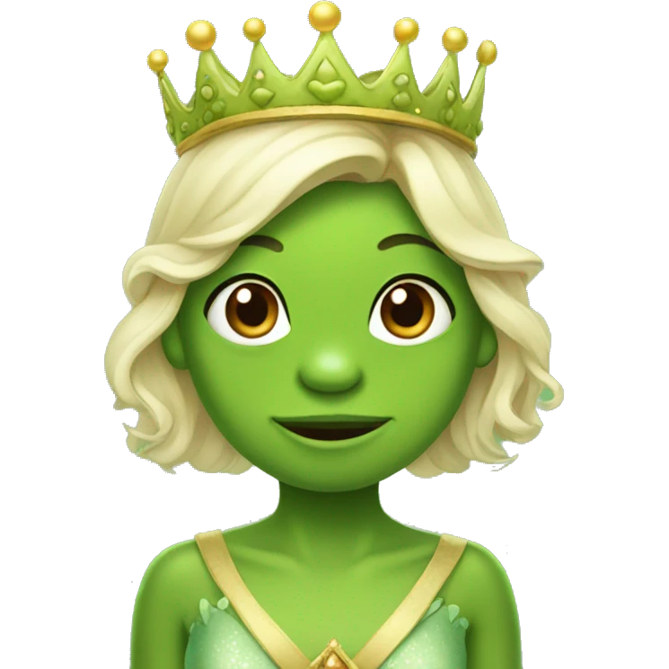 frog princess  emoji