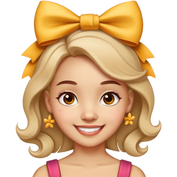 Girly girl emoji