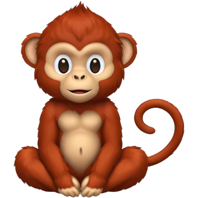 red monkey emoji