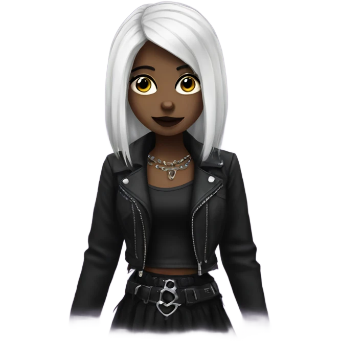 goth girl emoji