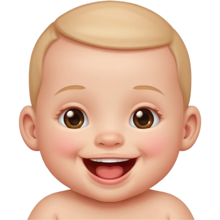 Bébé qui rigole emoji