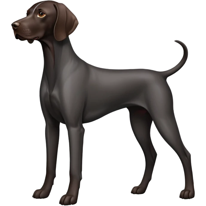 Black German Short-haired Pointer emoji