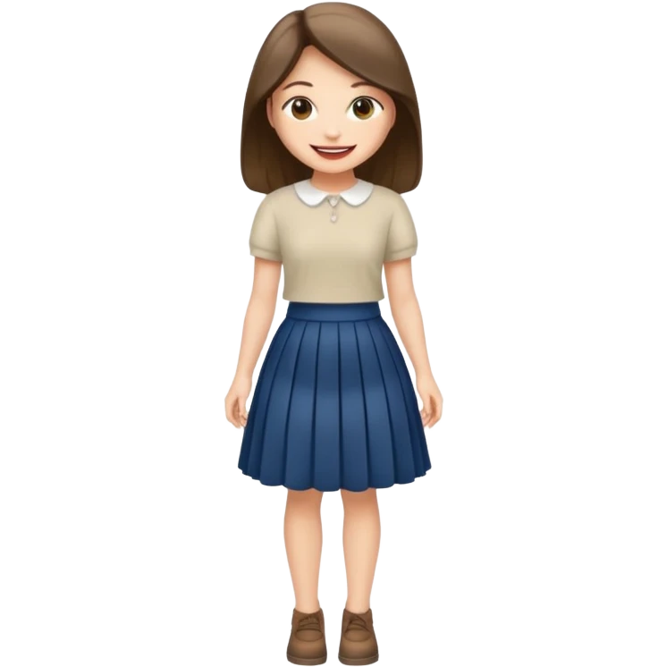 Jennie full body in skirt emoji