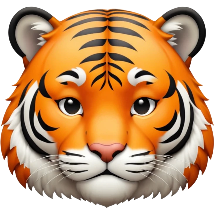 sleepy tired tiger emoji