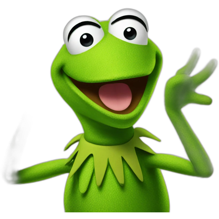 excited kermit emoji