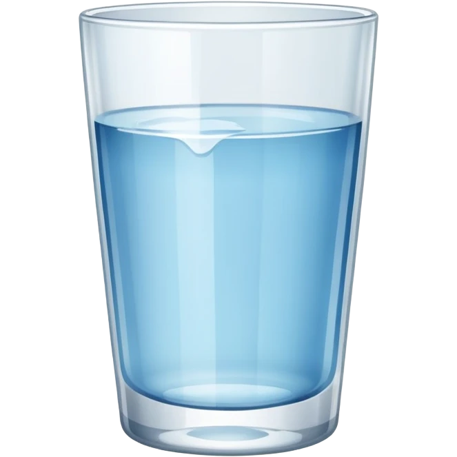 crystal clear drinking glass emoji