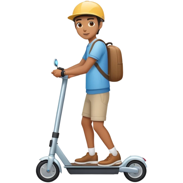person riding an electric scooter emoji