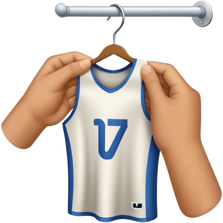 Hanging up jersey  emoji