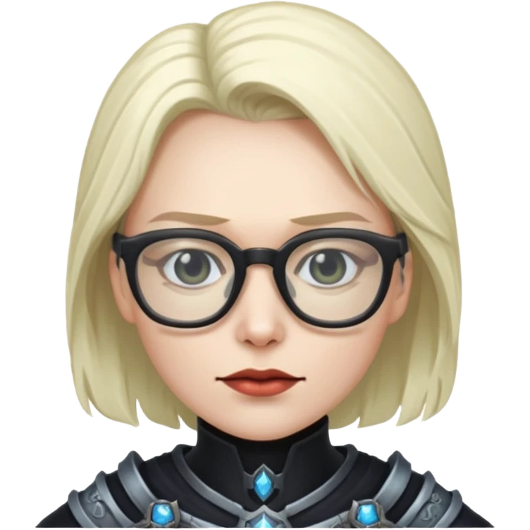 death knight wearing glasses  emoji