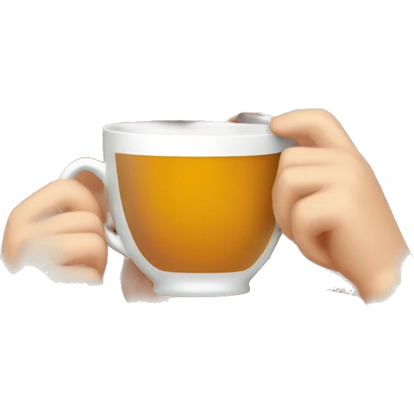 ginger girl drinking buble tea emoji