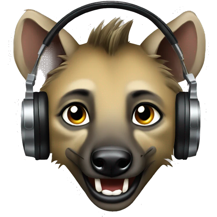 hyena dj emoji