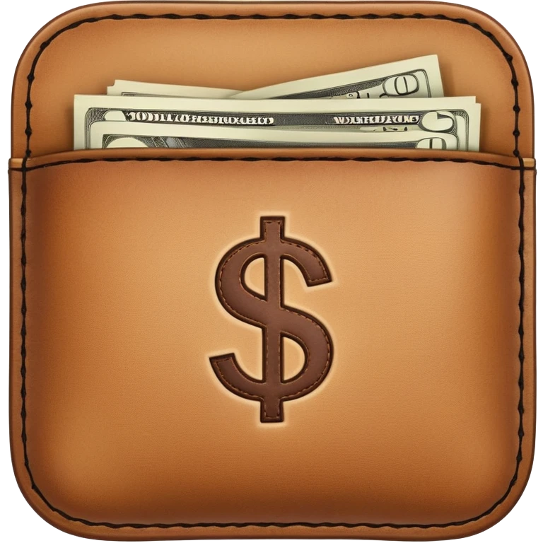 Cash pocket with a dollar symbol emoji