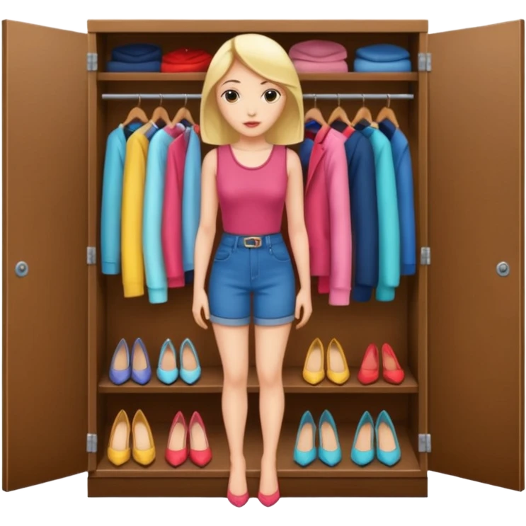 Women closet emoji