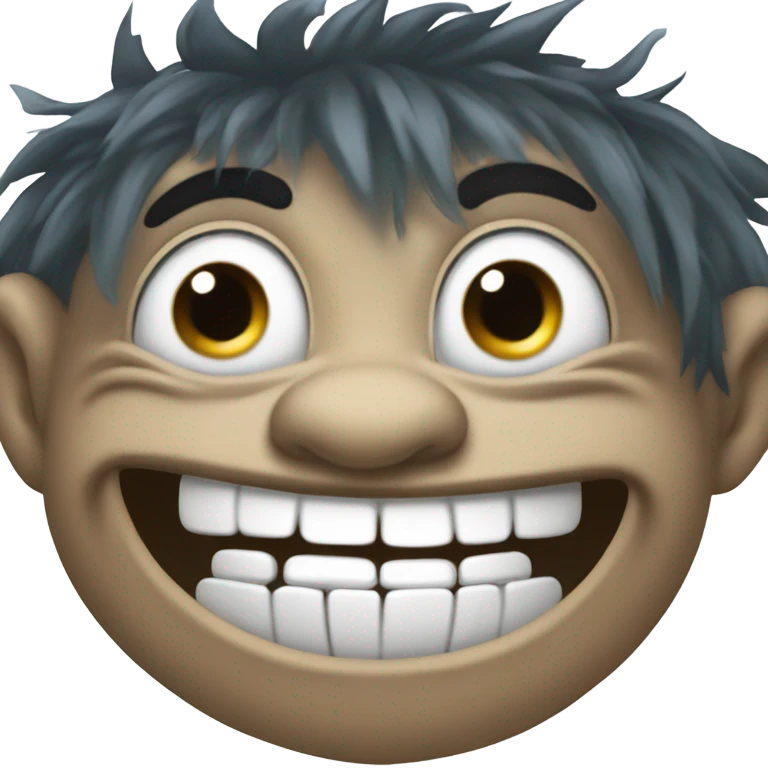 Troll face meme emoji