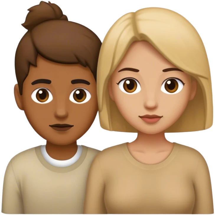 2 people attached at the hip emoji