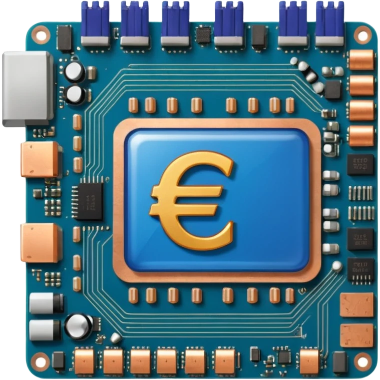 Motherboard euro sign  emoji