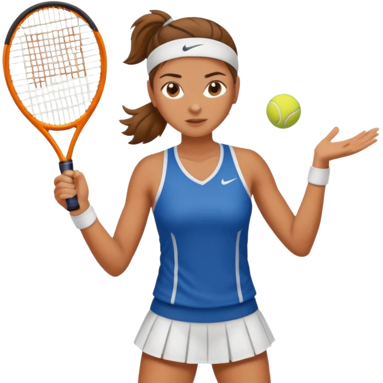 female tennis player emoji
