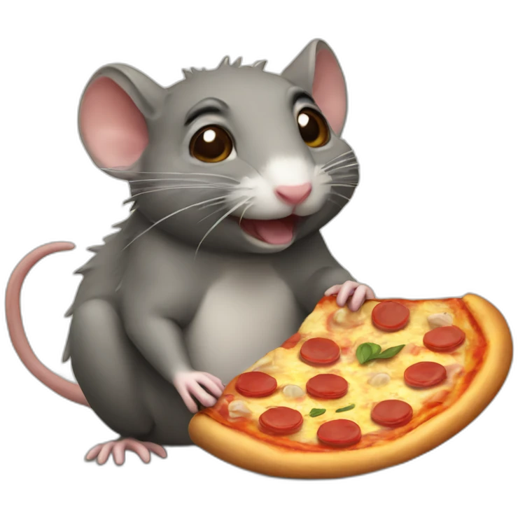 Pizza rat emoji