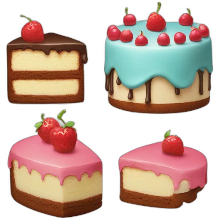 tête de cake emoji