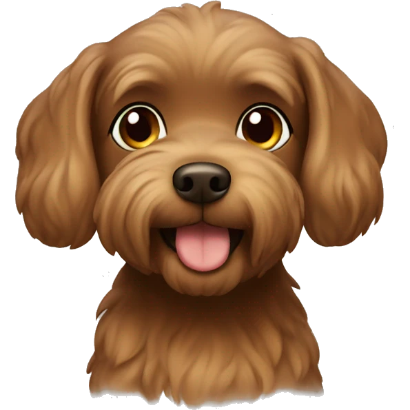 Brown maltipu  emoji
