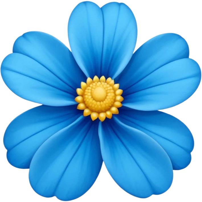 fiore blu emoji